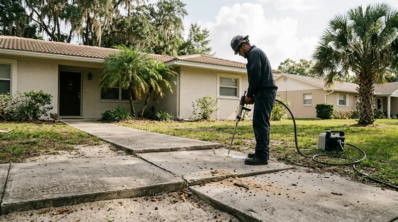 Concrete Leveling & Slab Lifting Orlando